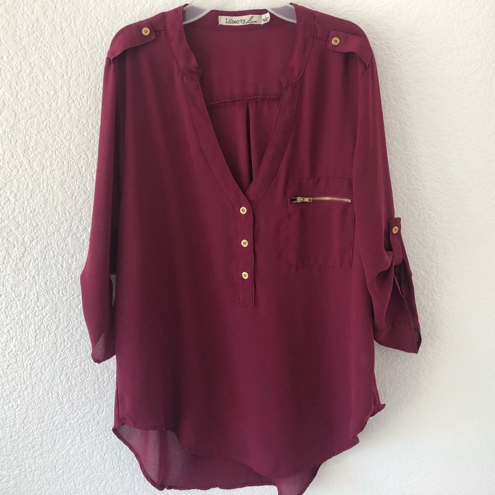 Libertylove Women’s blouse.size Large